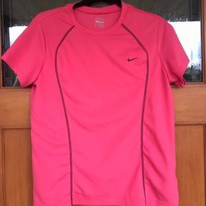 Pink Nike athletic shirt